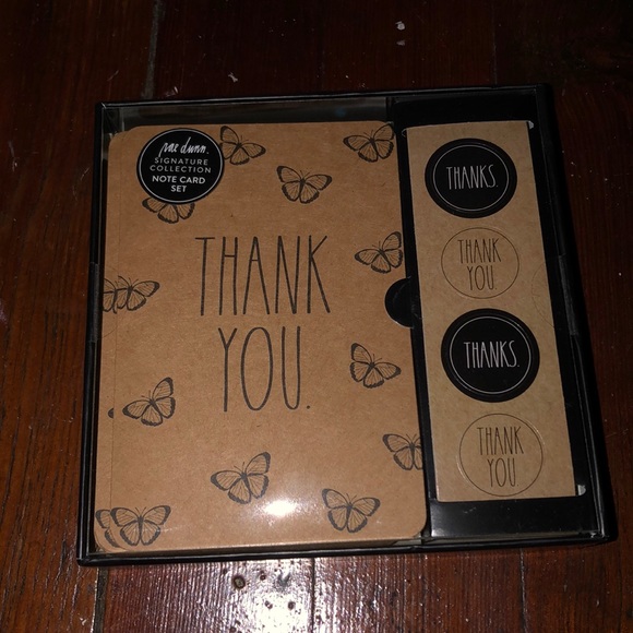 NIB RAE DUNN SIGNATURE NOTE CARD 🦋 SET! - Picture 2 of 4